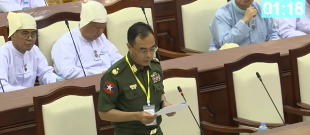 ဇူလိုင် ၂၂ ရက်နေ့က ကျင်းပတဲ့ ပြည်သူ့လွှတ်တော်မှာ ကိုယ်စားလှယ်မေးမြန်းမှုကို ပြန်လည်ဖြေကြားနေတဲ့ ပြည်ထဲရေးဒုဝန်ကြီး
