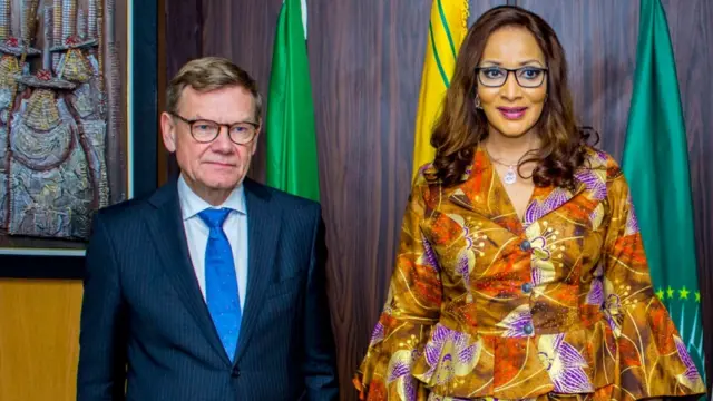 ohann Wadephul, yayin wata ziyara da ya kai Abuja ranar Laraba, inda ya gana da ministar harkokin wajen Najeriya, Bianca Odumegwu-Ojukwu.