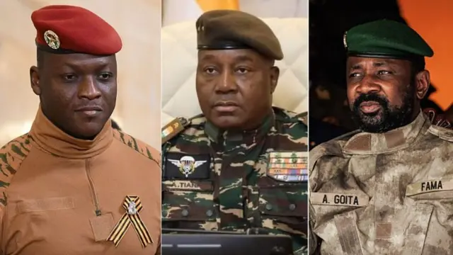 Shugabannin Mali Nijar da Burkina Faso