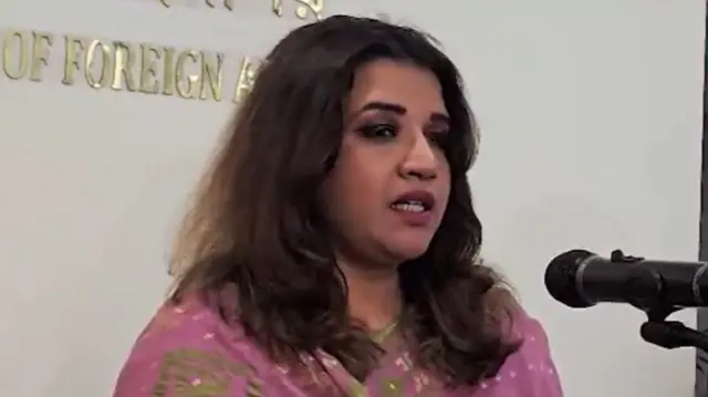 বৃহস্পতিবার সাংবাদিকদের সঙ্গে কথা বলেন পররাষ্ট্র প্রতিমন্ত্রী শামা ওবায়েদ ইসলাম