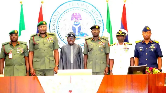Tinubu da Hafsoshin Tsaro