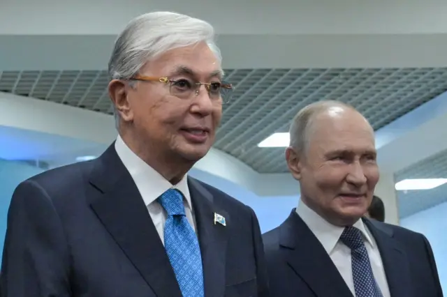 Токаев и Путин в Омске