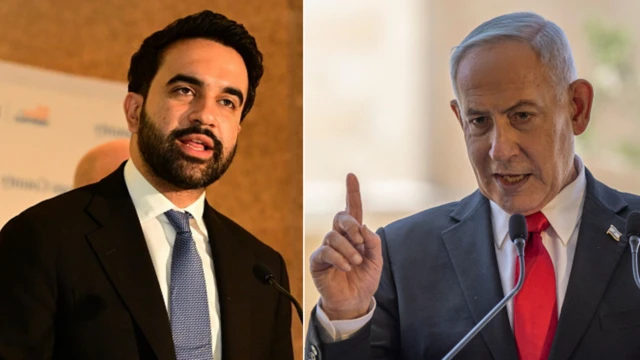 له کېڼې خوا، زهران ممداني، بنیامین نتنیاهو