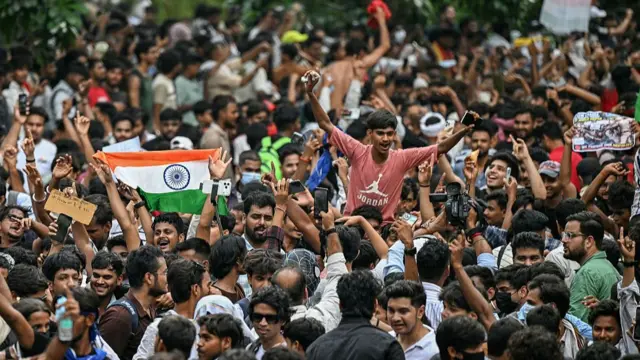 छात्रों का प्रदर्शन