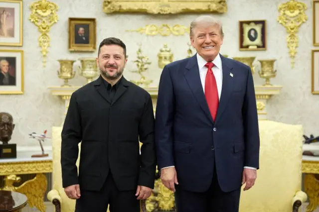 Во время встречи Трампа с Зеленским в Белом доме