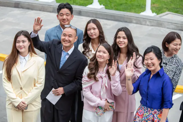 La familia de la presidenta