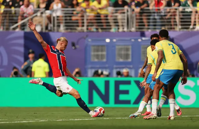 Jogador da Noruega enfrenta brasileiros