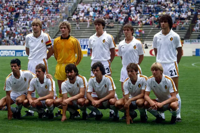 منتخب بلجيكا في مونديال 1986