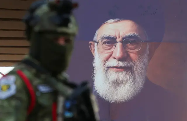 عکس خامنه ای در عراق - ژوئیه ۲۰۲۶