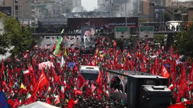 علی خامنہ ای کی آخری رسومات