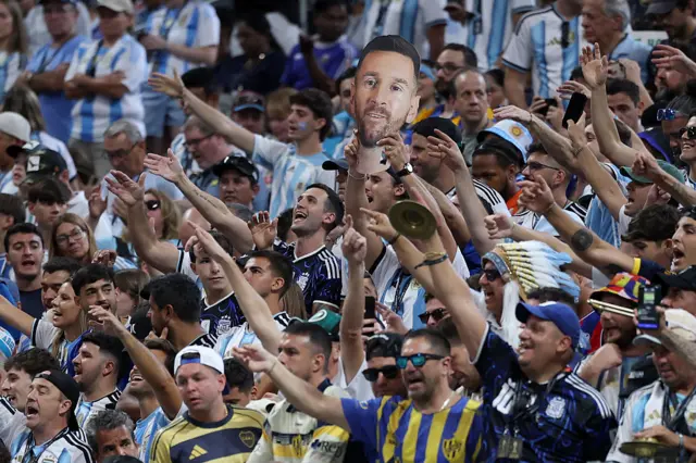Hinchas argentinos