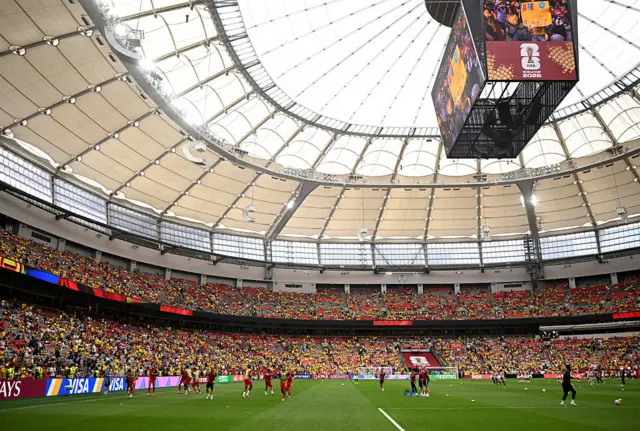 Una vista del BC Place