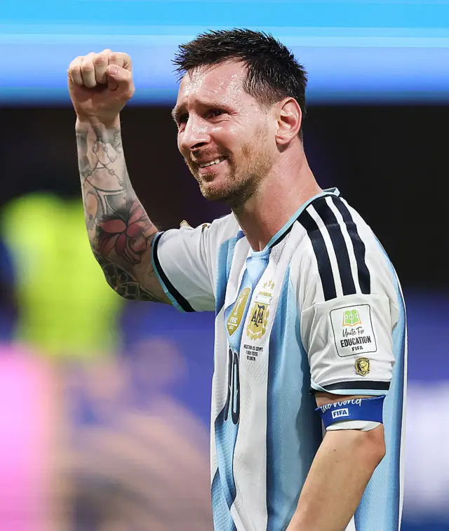 Messi llorando