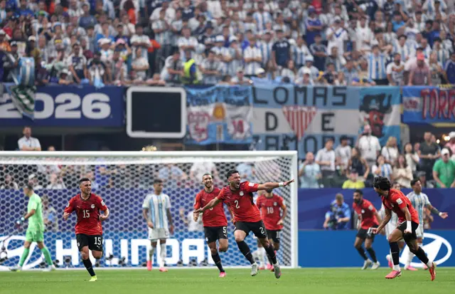 Yasser Ibrahim festejando su gol.