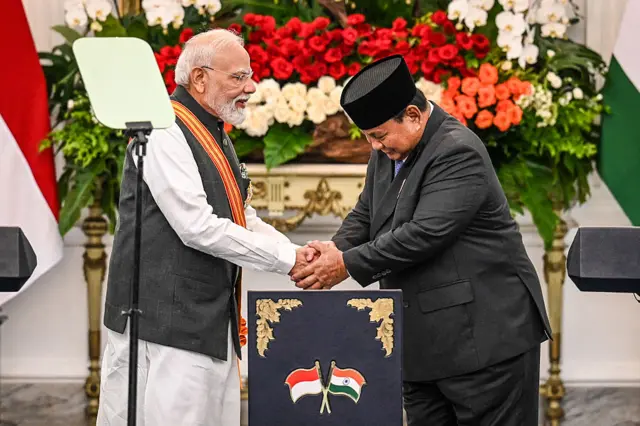 राष्ट्रपति प्राबोवो सुबियांतो से मिले प्रधानमंत्री नरेंद्र मोदी