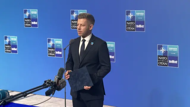 Петер Мадьяр на саммите НАТО
