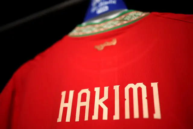 La camiseta de Hakimi