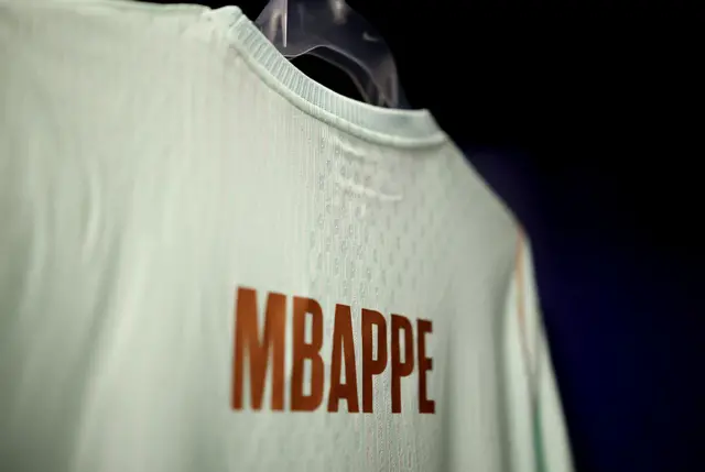 La camiseta de Mbappé