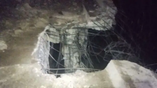आका-क़ला काउंटी के कुछ ठिकाने क्षतिग्रस्त