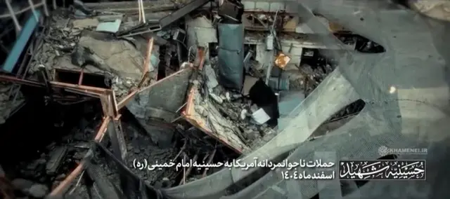 مشاهد تُظهر أضراراً في مقر إقامة خامنئي