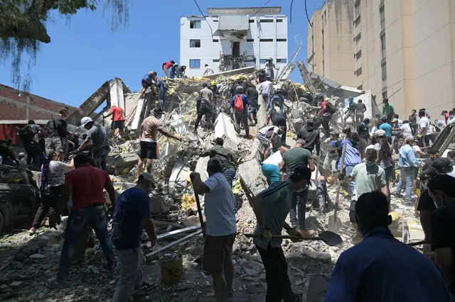 Edificio derrumbado en Cali