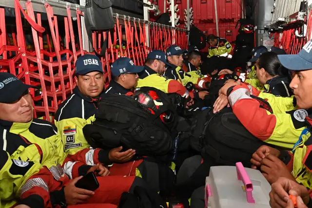 Ecuador rescatistas