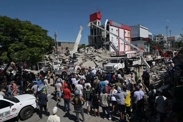 Edificio derrumbado en Cali