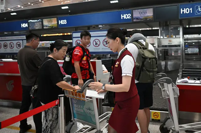အဲချိုင်းနား (Air China) ပိုင် Comac C-919 လေယာဥ်ခရီးစဥ်
