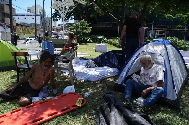 Afectados por el terremoto en Colombia