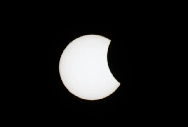 El eclipse parcial desde Groenlandia