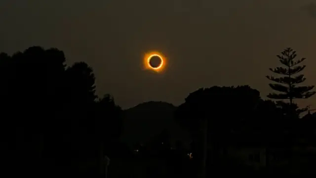 El eclipse desde Castellón