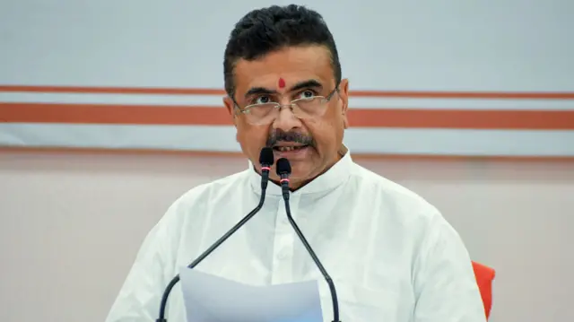 পশ্চিমবঙ্গের মুখ্যমন্ত্রী শুভেন্দু অধিকারী