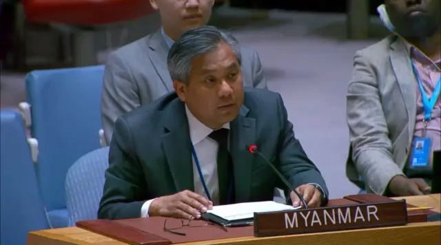 ကုလသမဂ္ဂအစည်းအဝေးတက်နေတဲ့ ဦးကျော်မိုးထွန်း (ပုံဟောင်း)