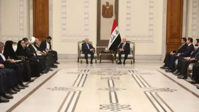 باقر قالیباف کی عراقی صدر سے ملاقات