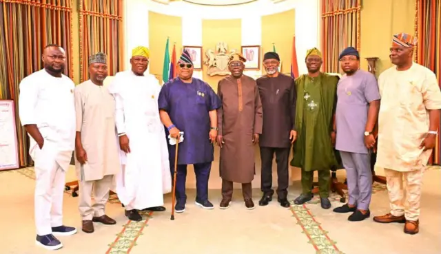 Adeleke ya kai wa Tinubu ziyara