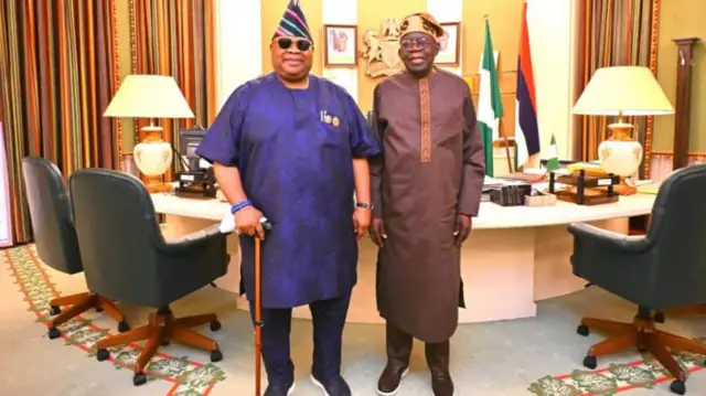 Adeleke ya kai wa Tinubu ziyara