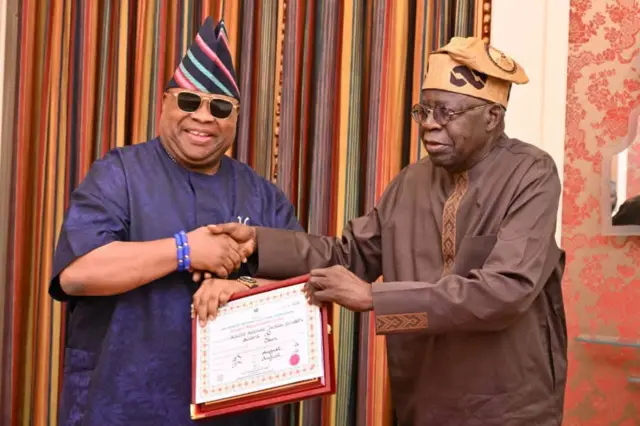 Adeleke ya kai wa Tinubu ziyara