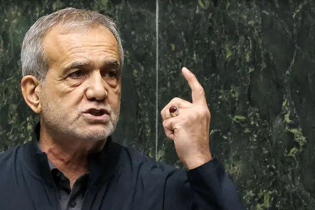Iran's President Masoud Pezeshkian