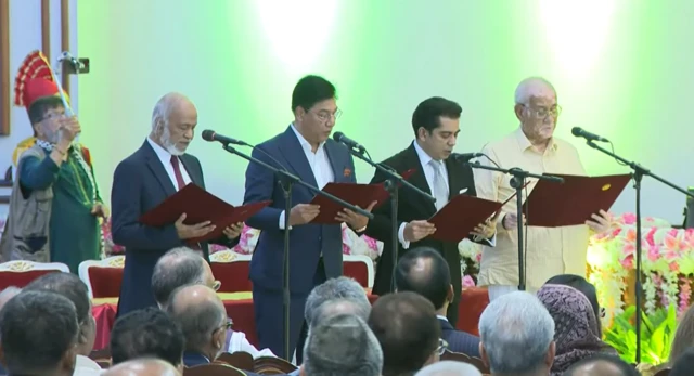 শপথ নিচ্ছেন মন্ত্রিসভার নতুন সদস্যরা