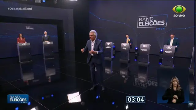 Caiado no debate da Band