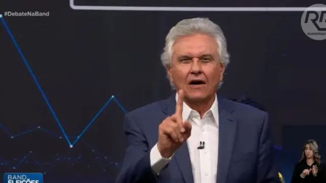 Ronaldo Caiado no debate da Band