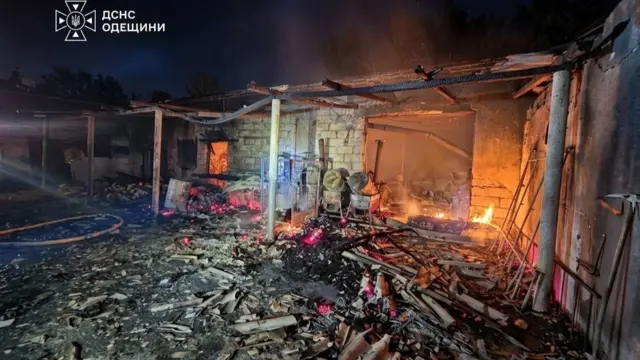 последствия атаки в Одесской области
