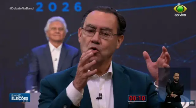 Augusto Cury no debate da Band