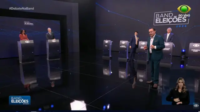 Augusto Cury no debate da Band