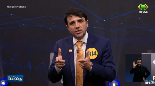 Renan Santos no Debate da Band