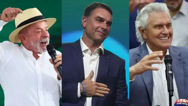Lula, Flávio e Caiado
