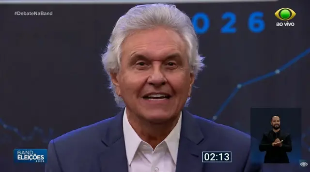 Caiado no debate da Band