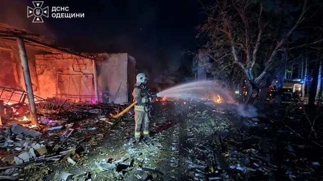 последствия атаки в Одесской области