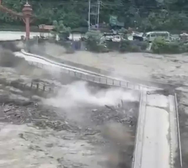 نیپال میں سیلاب سے تباہی