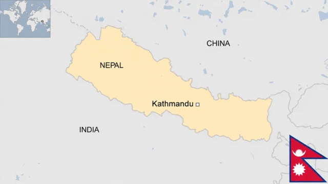 Mapa Nepal
